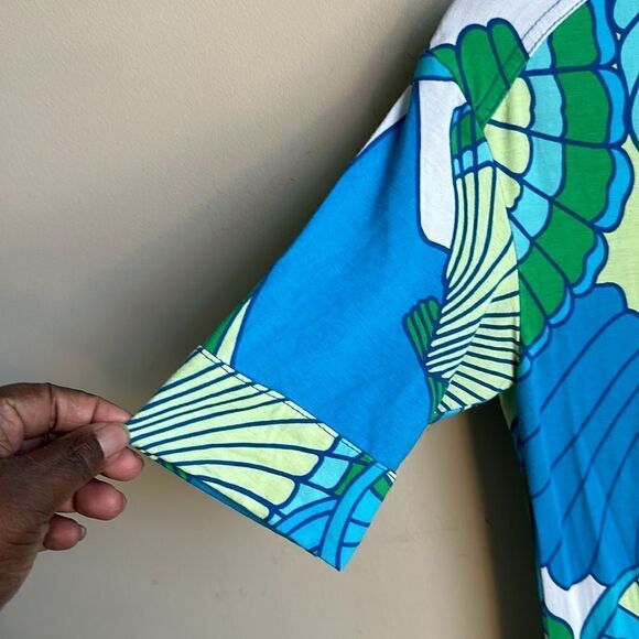 Tori Richard Honolulu Printed Shirt Dress S - Picture 4 of 7